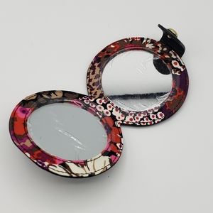 Vera Bradley Leather Pocket Mirror in Black - New